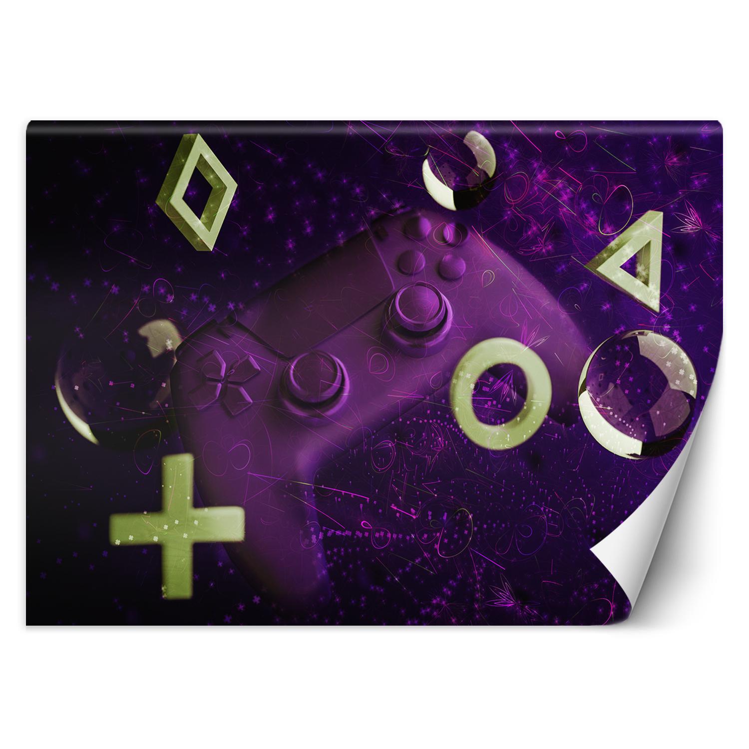 Fototapete Spielkonsole 100x70 Violett