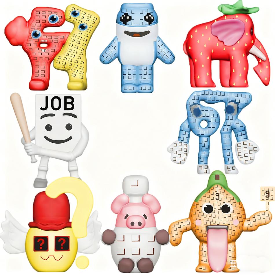 Neue 3-3,5 Zoll Steal a Brainrot Figuren Action-Ornamente Lustiges Spiel-Zubehör PVC-Spielzeugmodell Heimdekoration Kindergeschenk Figuren Spielzeug Sammlung