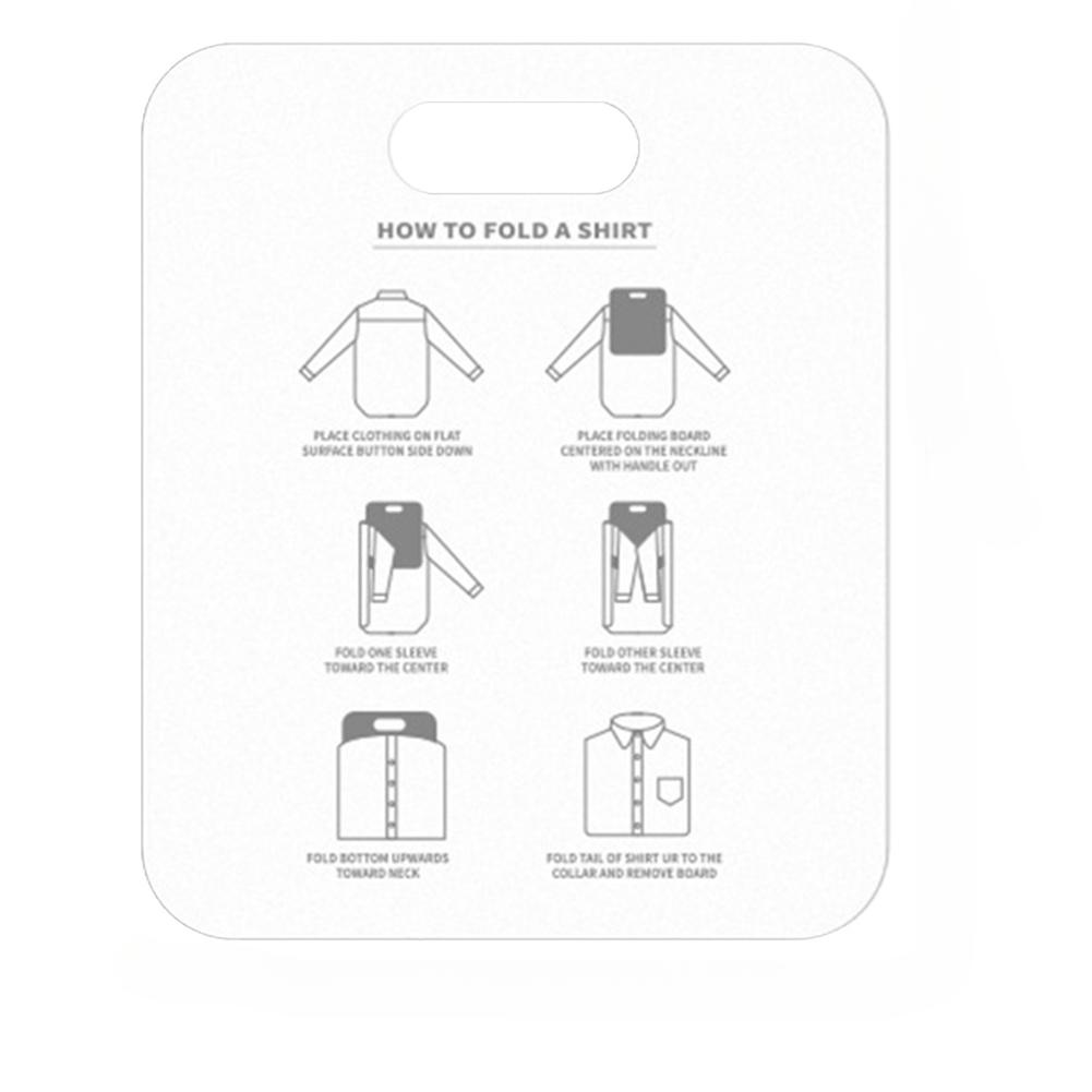 Haushalt Hemd Foldines Ordner Wäsche Kleidung Holderg Board Kleidung Ordner Schrank Erwachsene weiß