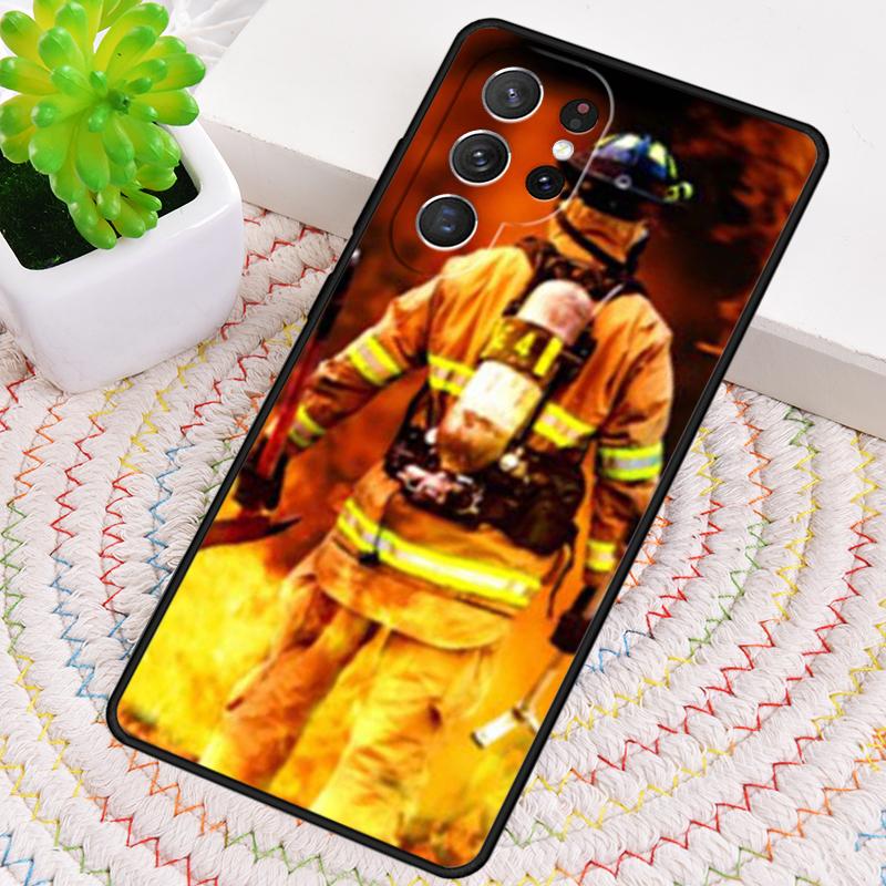 Feuer feuerwehrmann feuerwehrmann Handyhülle für Samsung Galaxy note 10 pro S26 Ultra S23 S24 FE S25 S21 S22 PLUS stoßfest Hülle Galaxy S23