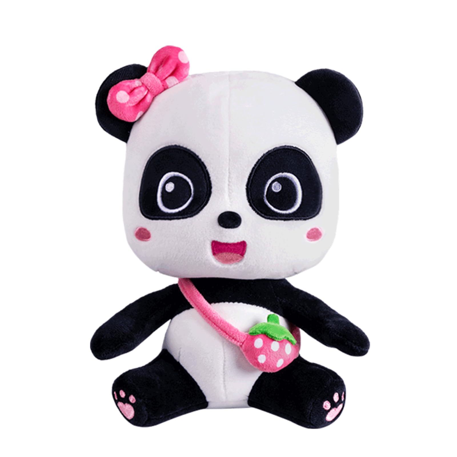 BabyBus Baby Bus Spielzeug Panda Miu Miu Niedliches Stofftier Sitzendes Baby Plüschtier Kinderspielzeug für Jungen und Mädchen Geburtstagsgeschenk Anime Artikel Original