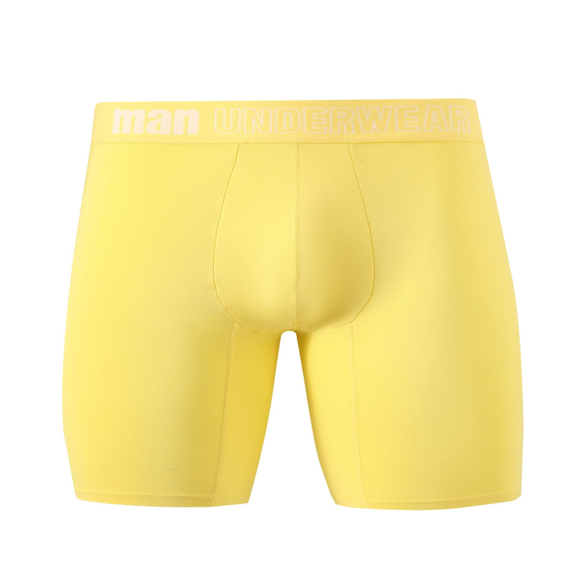1 Pcs Sommer Große Größe Männer Unterwäsche Boxer Briefs Höschen Mode Knickers Bambus Faser Unterhose Antibakterielle Unterwäsche L gelb