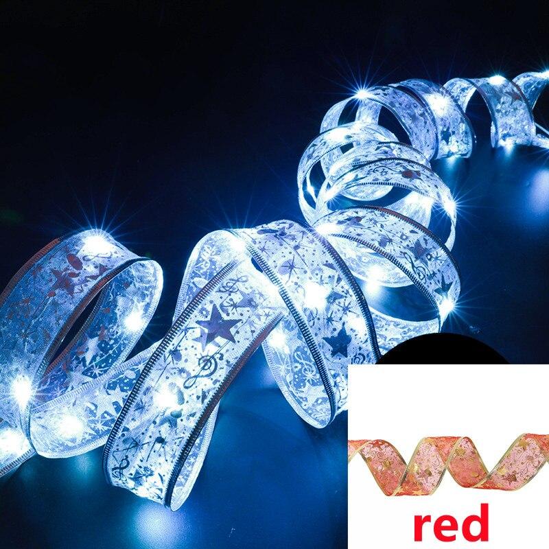 LED-Fee-Lichtband, 1–10 m, Weihnachtsdekoration, Weihnachtsbaumschmuck, Bögen, Lichterkette, Navidad, Natal, Heimdekoration, Neujahr 1M-10 LEDs