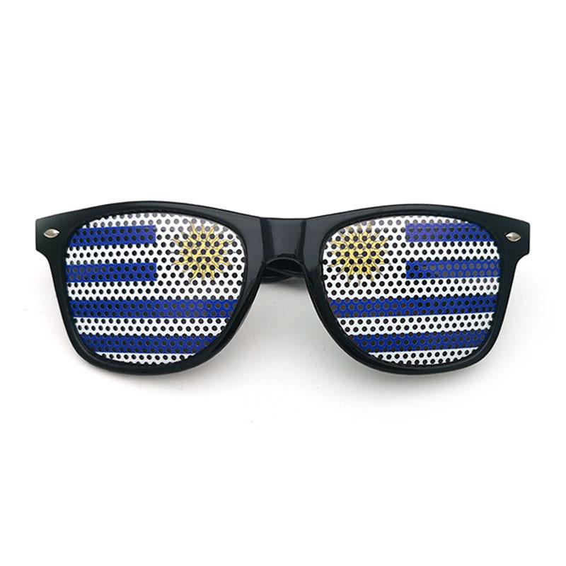Neue Unisex-Sonnenbrille im Flaggenstil für Damen und Herren Dekorative Brille Brillengestelle für Party 42 Länder Sonnenbrille