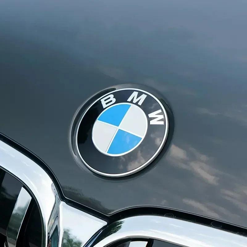 82mm/74mm Emblem Motorhaube Heckklappe Abzeichen 2 Pins Für bmw G01 G30 F11 F15 F31 F34 E36 E39 E46 E60 E87 E91 X5 E70 X6 Autoaufkleber 82mm