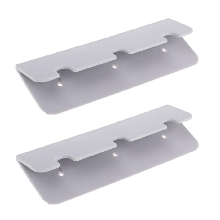 2 Stück Boote Sitzhaken PVC Schlauchboote Sitzhaken Halterung Ersatz Schlauchboote Sitzhalter für Kanus Yachten grau