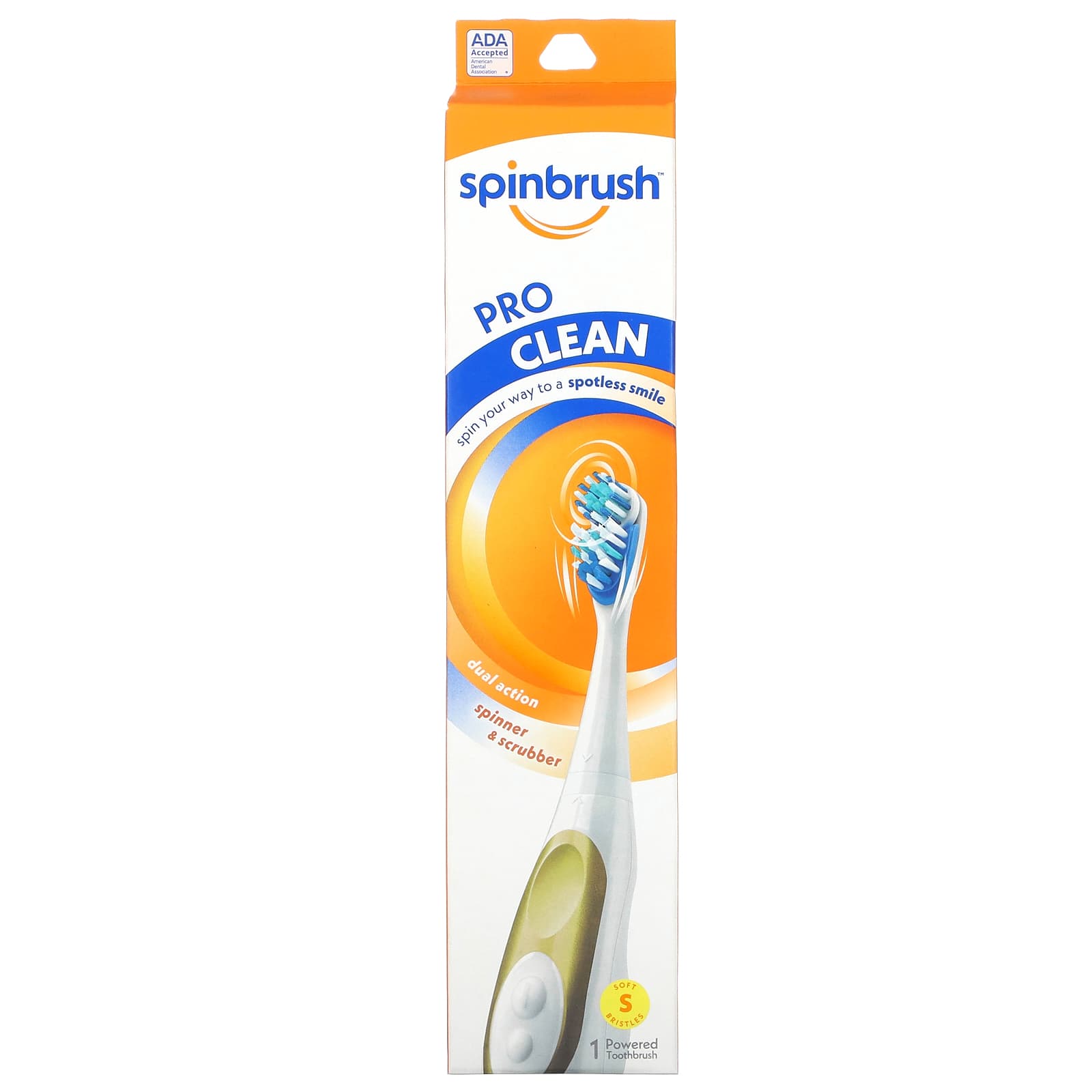 Pro Clean, Elektrische Zahnbürste, Weiche Borsten, 1 Zahnbürste