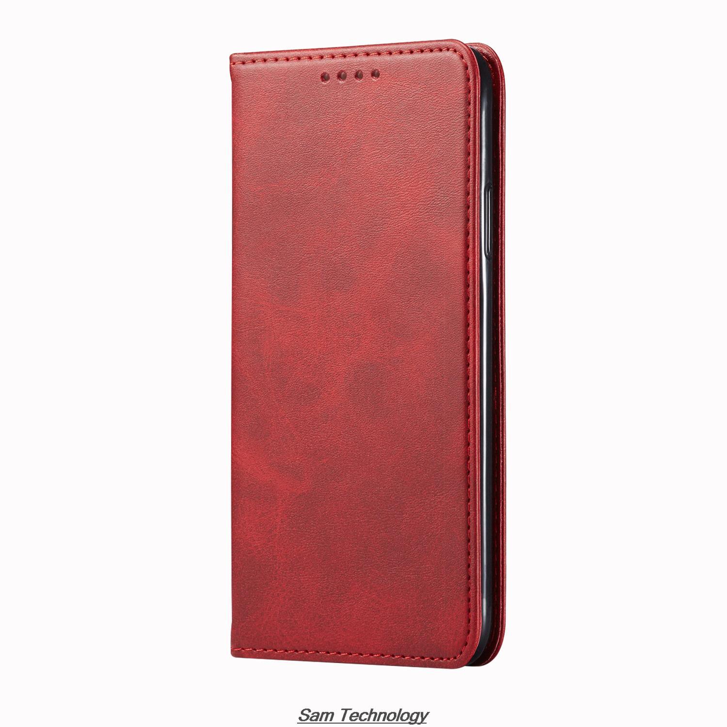 Magnetische Anziehungskraft Ledertasche für Samsung Galaxy S7 G930F 5,1  / S7 Edge G935F 5,5  Holster Flip Wallet Cover Fundas Coque S7 edge (5.5)&Just Case