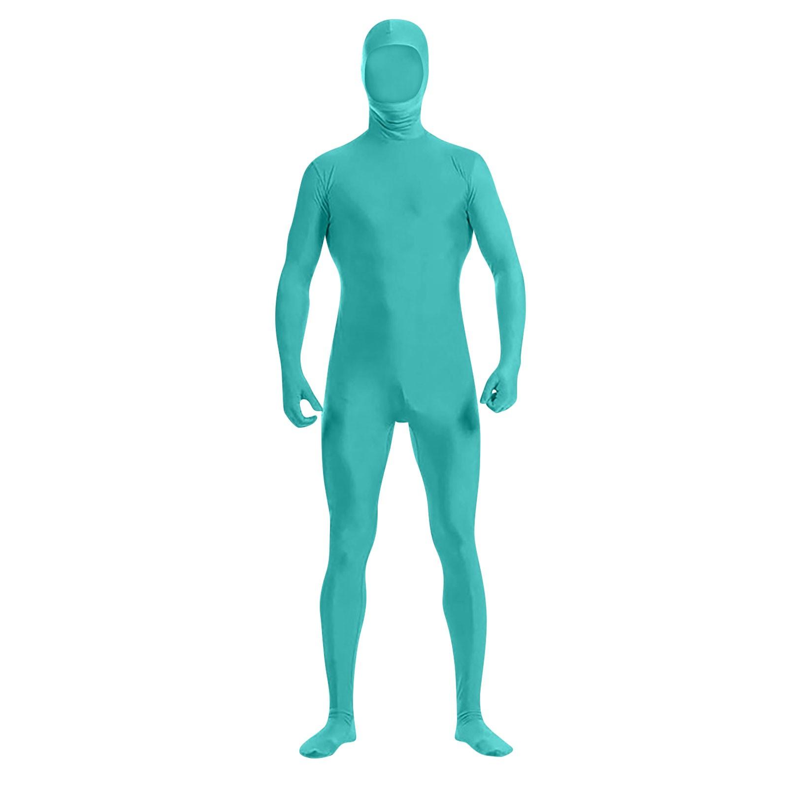 Zentai Anzug Cosplay Turnanzug Ganzkörperbody Green Screen Anzug Halloween Kostüme 140