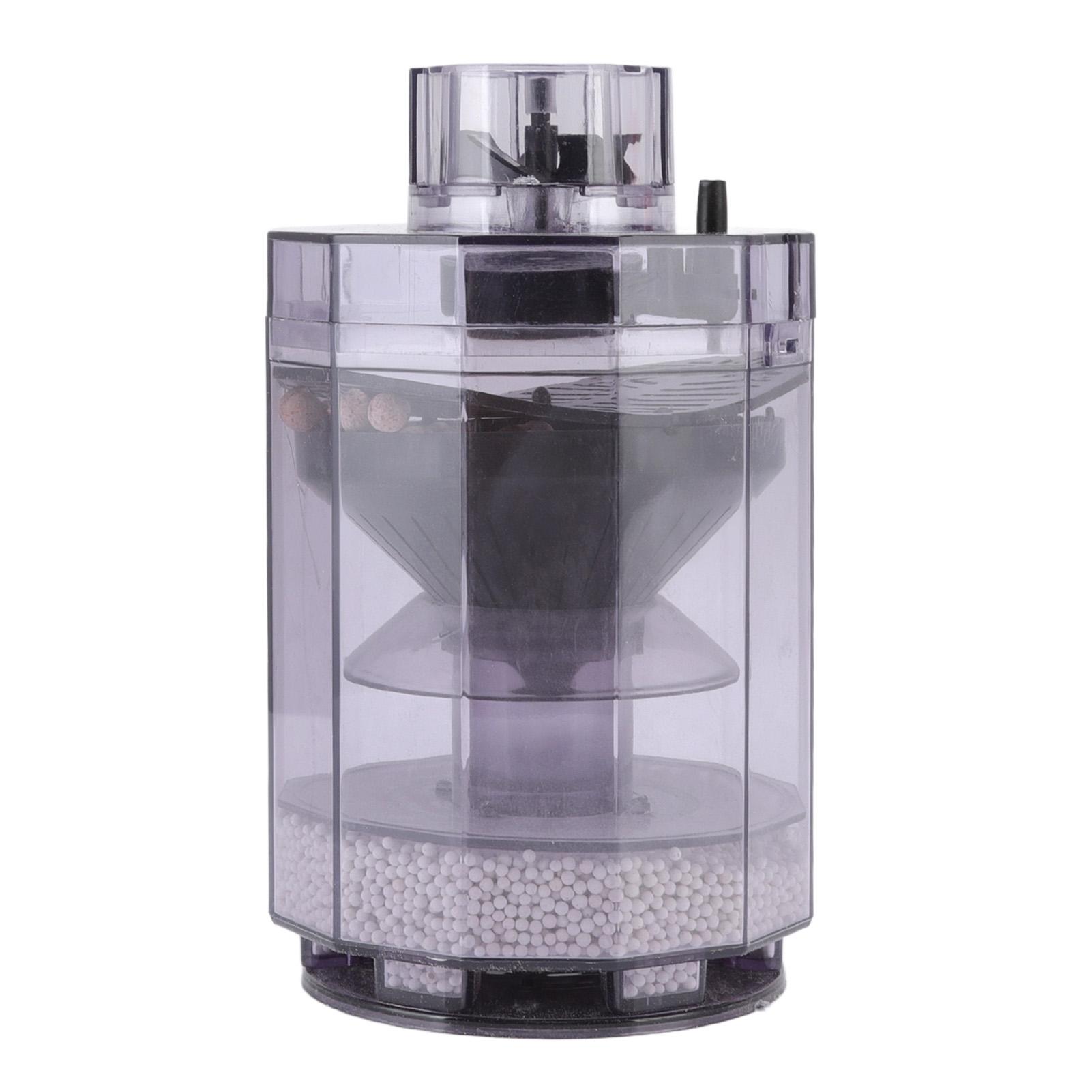 Aquarium Filter Eimer Runde Form Aquarium Automatischer Saugreiniger für Aquarium