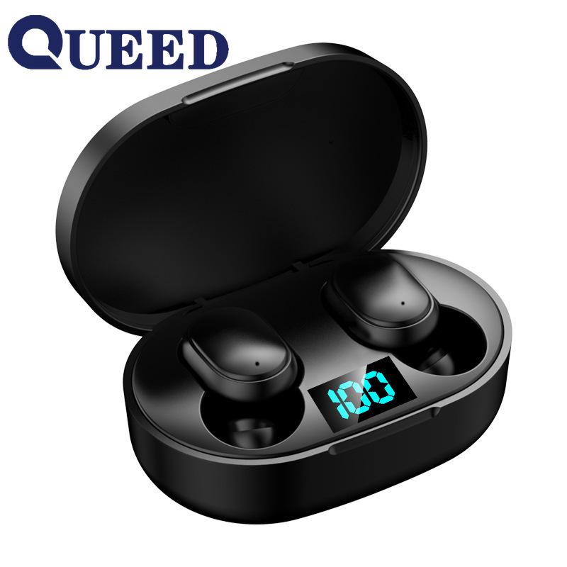 Die neue intelligente Nummer zeigte Bluetooth-Headset, kabelloses Sport-Mini-Headset, Stereo-in-Ear schwarz