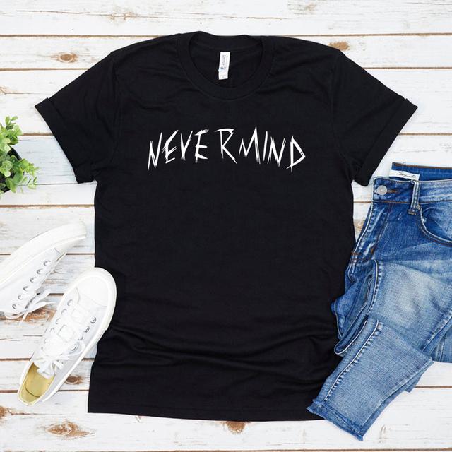 Jimin Nevermind Tattoo T Shirt Frauen lustige Yoongi Vintage T-Shirt Sommer Kurzarm koreanische Mode Kpop Shirt Top Grafik T-Shirt XXXL schwarz