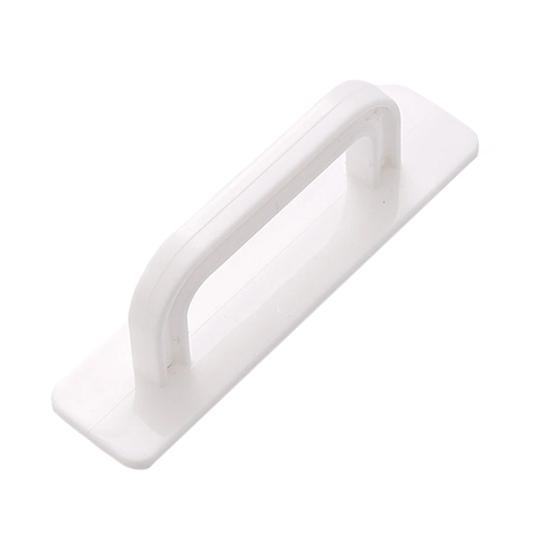 Schrankgriff Einfache Montage Kein Bohren Klebende Rückseite Glatter Ergonomischer Griff Schiebetüren Kleiderschränke Schubladen Griff Small weiß