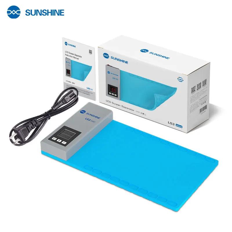 SUNSHINE LS3 Mini LCD-Bildschirmentferner Heizstufe Trennmatte für Telefon IPad Reparatur Trennmatte LCD Demontage Schatz EU220V