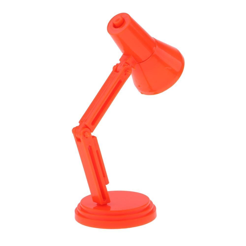 1/6 Skala Muti-color LED Schreibtischlampe Möbel Hot Toys BJD Puppenhaus Zubehör Miniatur Deckenlampe LED Licht Puppenhaus rot