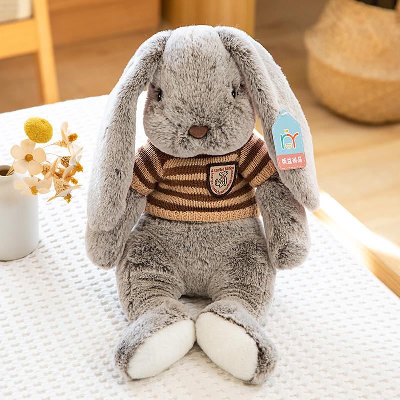 15 Arten Weiches Kaninchen Süße Puppen Plüschtiere Kinder Kuscheltiere Baby Langohrhase Schlafendes Plüschtier Geburtstagsgeschenk 35cm
