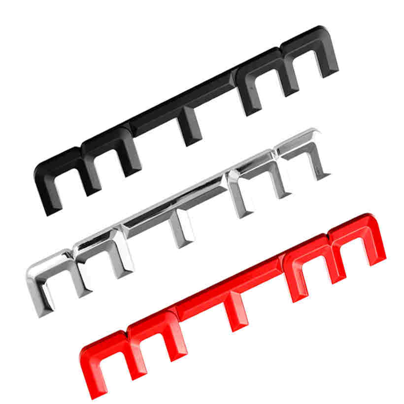 Auto 3D Metall MTM Emblem Aufkleber Karosserie Kofferraum Abzeichen Aufkleber Auto Styling Aufkleber Aufkleber schwarz
