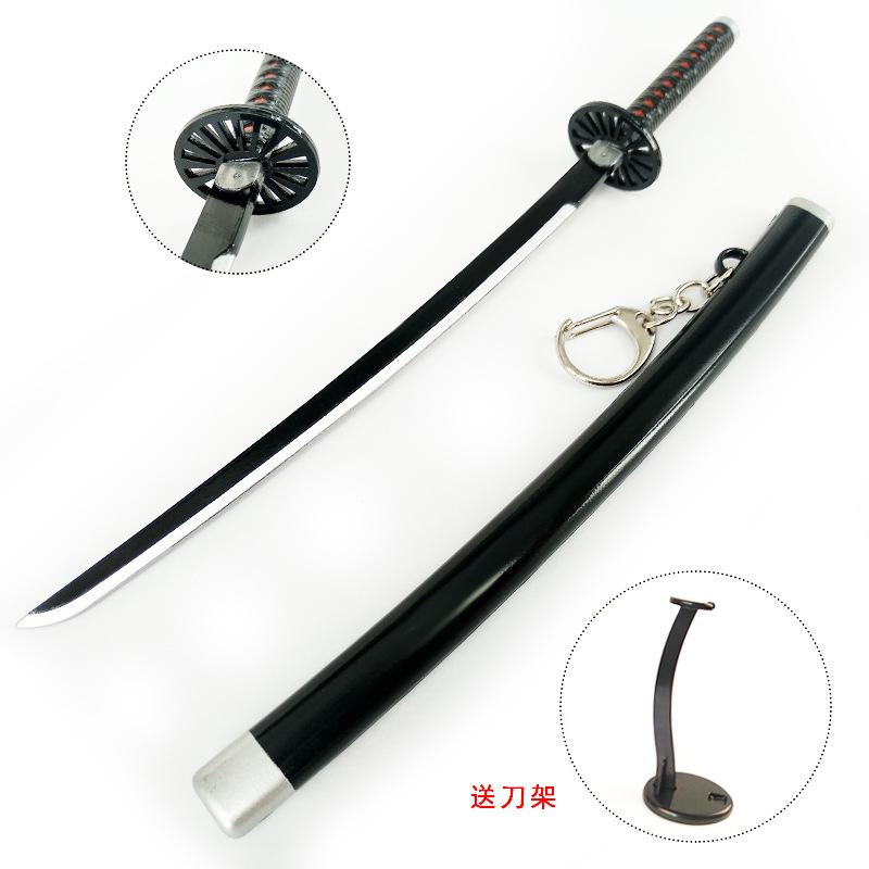 22 cm Sicherheit Kimetsu no Yaiba Legierung Schwert Waffe Dämonentöter Cosplay Kochou Shinobu Samurai Schwert Katana Ninja Messer Espada Prop Bühne Requisiten 22cm