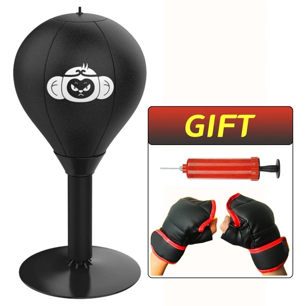 Desktop Boxsack Boxen Ball Stress Relief Kampf Geschwindigkeit Reflex Training Punch Ball Mit Starken Saugnäpfen Für Schreibtisch