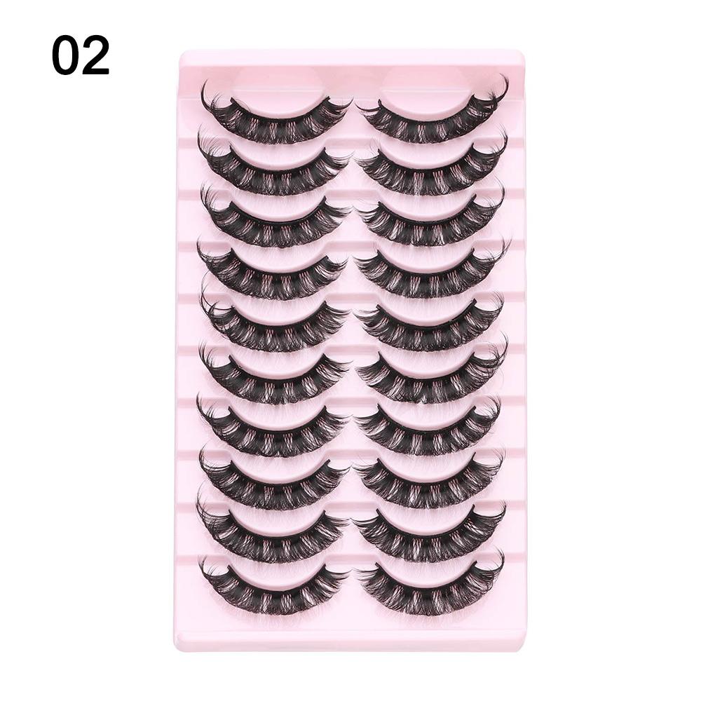 Neue Wimpern DD Curl 10-23 mm Russische Volumen Falsche Wimpern 3D Nerzwimpern Wiederverwendbare flauschige falsche Wimpern Wimpernverlängerungen