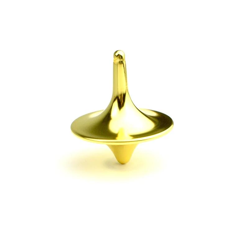 Hochwertiges Metall Kompakte Größe Hochwertiger Kreisel Hochwertiges Fidget Hochwertiger Spinner - Hochwertiger Stress Hochwertige Linderung Hochwertig gold
