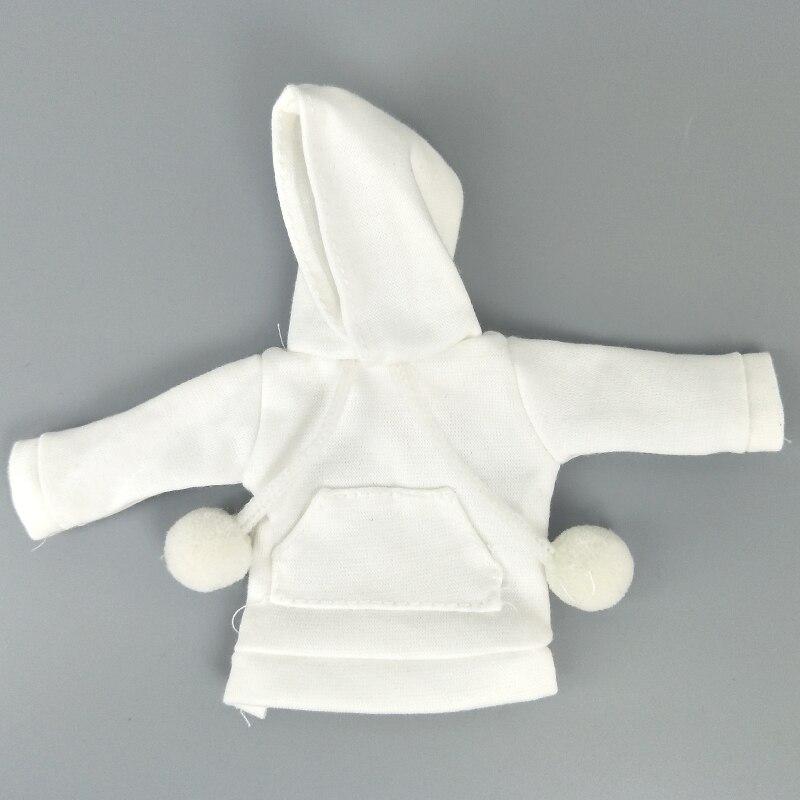 Mode Puppe Kleidung Sweatshirt Für Barbie Puppe Kleidung Mantel Für Barbie Puppe Outfits Hosen Leinwand Schuhe 1/6 Puppen Zubehör weiß
