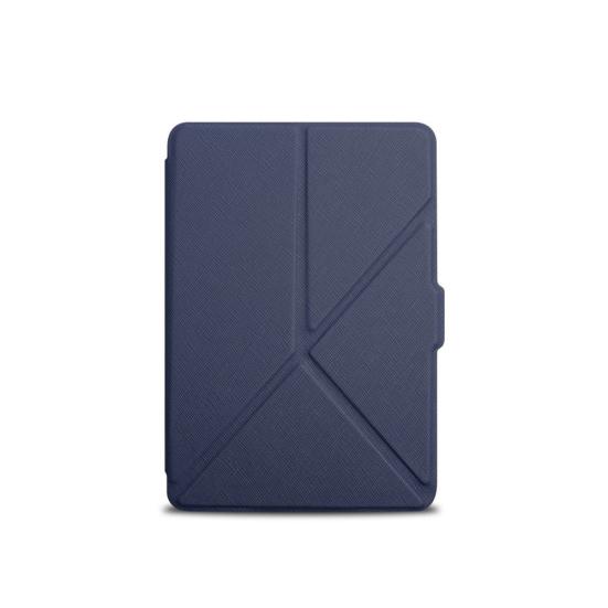 Intelligente magnetische Origami-Schutzhülle aus Kunstleder mit Ständer für Kindle Paperwhite 1, 2 und 3 königsblau