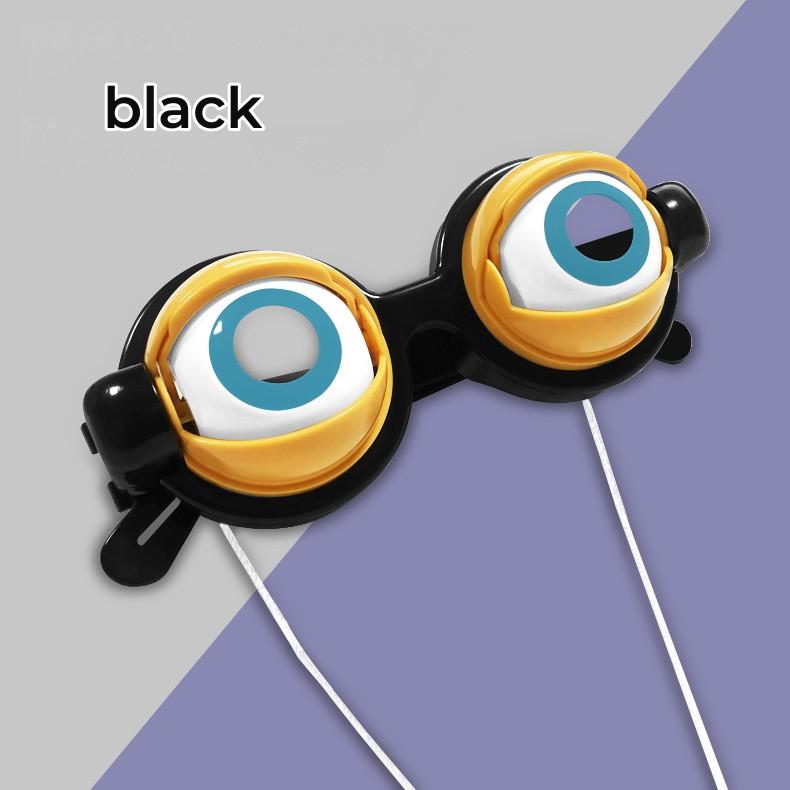 Kurzes Video mit verrückten Augen, neuartiger Kreativität, lustigen und lustigen Brillen, Kinderspielzeug, Trickster-Spielzeug, Internet-Promi-Spielzeug 20*5cm schwarz