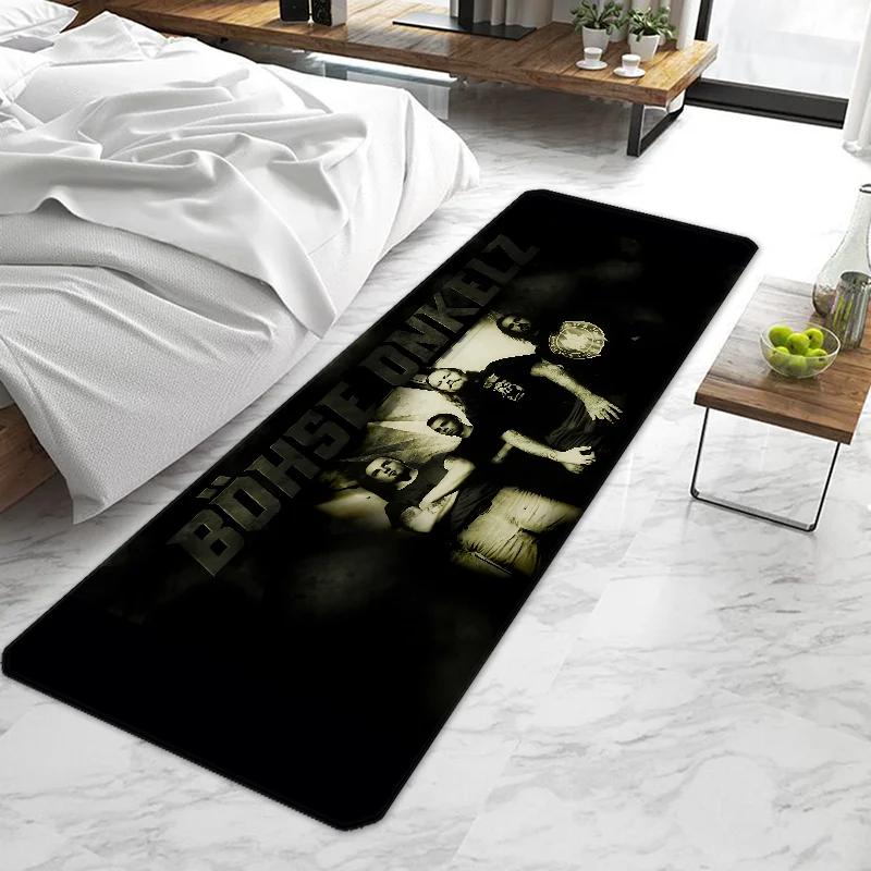 Bohse Onkelz Fußmatte Eingang Fußmatte Rutschfest Waschbar Küchenteppich Wohnzimmer Flur Teppiche Fußmatten Badezimmer Bad 80x120cm