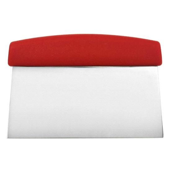 Talos Edelstahl Mehl Teig Schaber Milch Süßigkeiten Cutter Küche Gebäck Backwerkzeug Square * rot