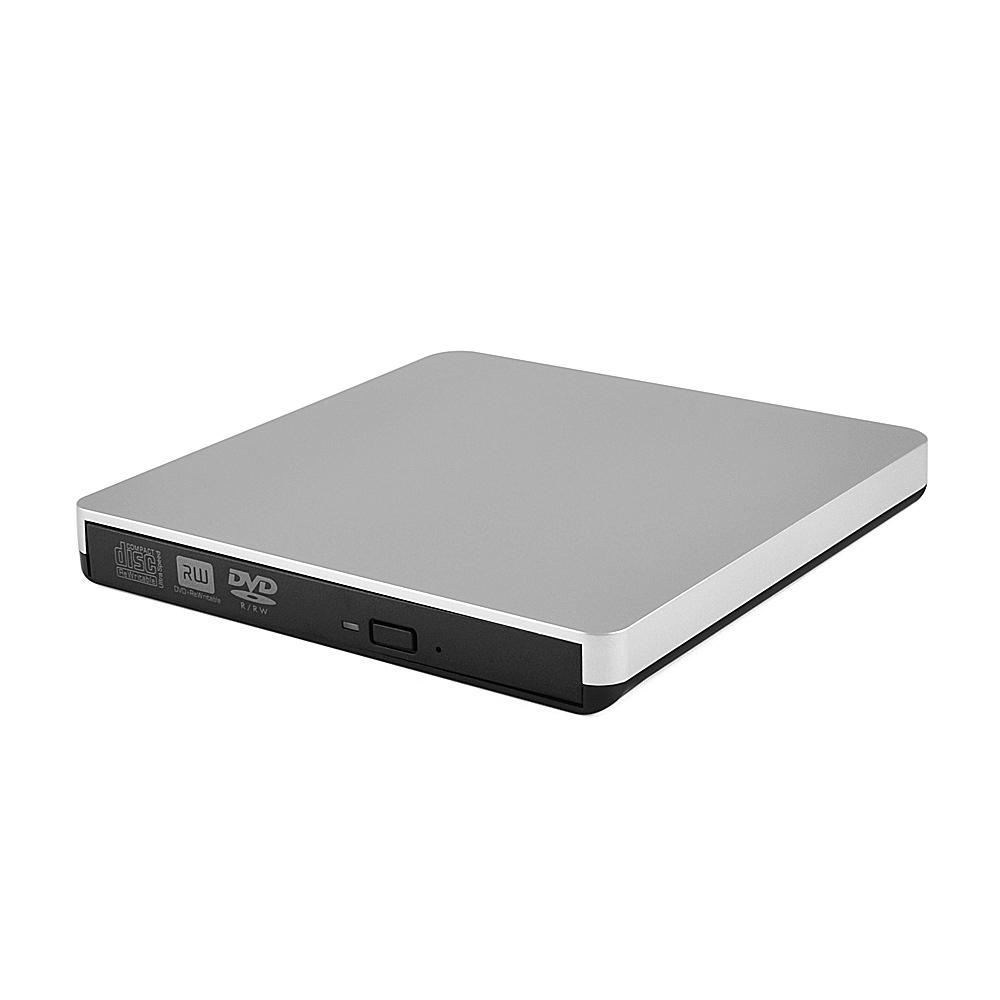 USB3.0 Externes Blu-Ray-Laufwerk, externer DVD-Recorder, BD-RE CD/DVD-RW-Brenner, tragbarer Blu-Ray-Brenner silber