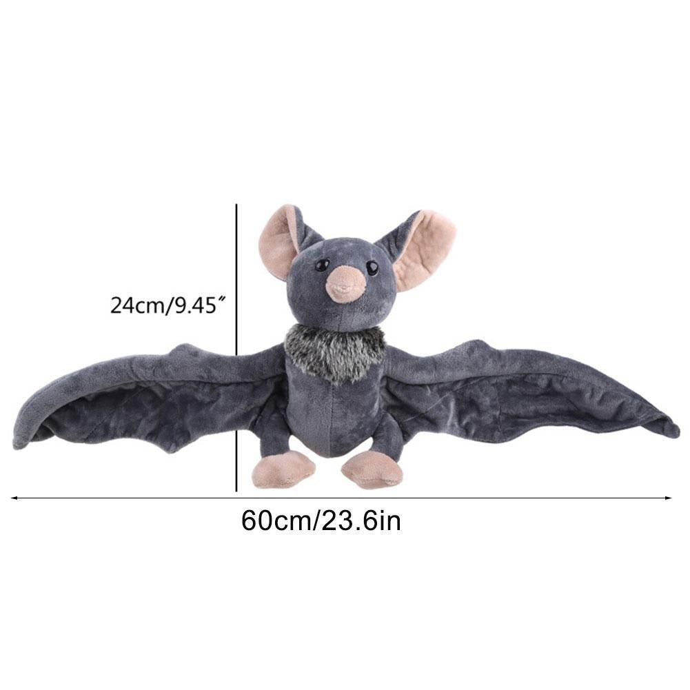 Fledermaus Puppe Plüschtier, Gothic Fledermaus Plüsch Gruselige Gothic Fledermaus Kuscheltier Lebensechte Fledermäuse Plüschtier Weiches Kuschelplüsch für Geburtstagsgeschenke