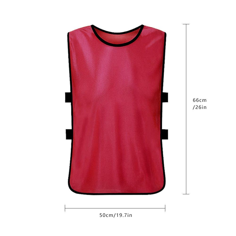 12er-Pack Trikots, Lätzchen, atmungsaktive Fußball-Scrimmage-Trainingswesten für Erwachsene für Volleyball, Fußball