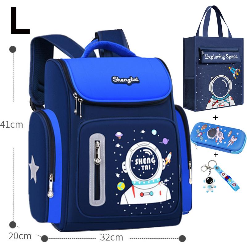 Jungen-Rucksack, Schulranzen für Jungen, wasserdichte Schultaschen für Jungen, orthopädischer Kinder-Schulrucksack, Grundschulbuchtasche, Mochila