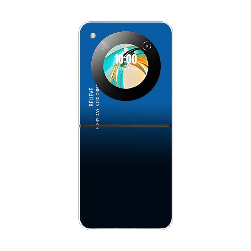 Für ZTE Libero Flip 5G Hülle Fantasy Farbverlauf Handygehäuse Für ZTE Nubia Flip NX724J Hart PC Stoßfest Rückseite Nubia Flip2 For nubia Flip