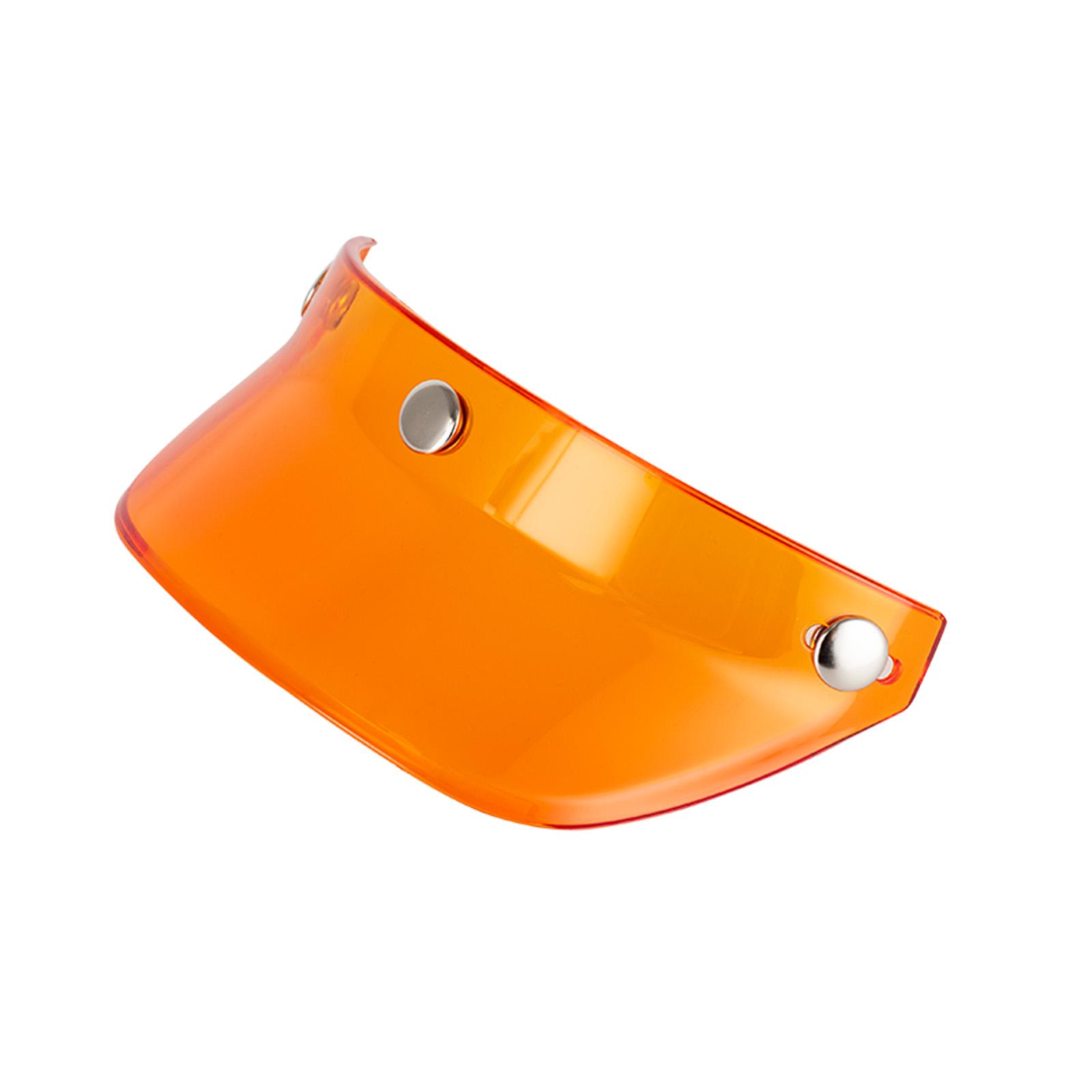 Motorradhelm Visier Motorradhelm Schild 34 Offen Anti-Sonnen orange
