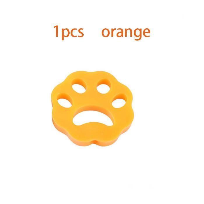 Bürste für Tierhaare, Tierhaarschneider für den Hausgebrauch, Waschmaschine, Tierhaare – 1 Stück – Orange
