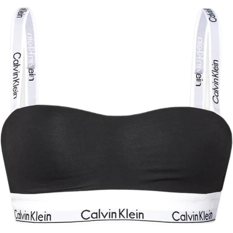 Calvin Klein Leicht gepolsterter Bandeau-BH Mit Polsterung Damen Unterwäsche Schwarz 000QF7628E-UB1 M white