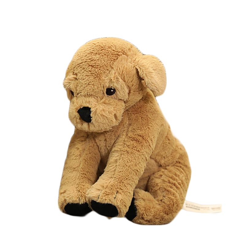 Niedliches Plüschtier mit Hund, lebensechter Labrador-Welpe, weiche Puppe, ausgestopftes Tier, Liegeposition, Hundekissen, Kinderspielzeug, Geburtstagsgeschenk