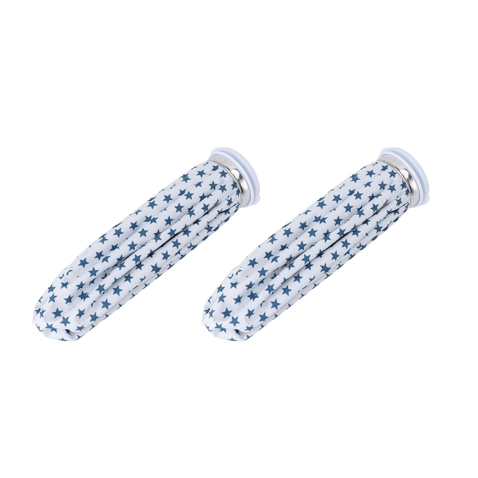 2 Stück Wiederverwendbarer Stoff-Eisbeutel Auslaufsicher Nachfüllbar Weich Groß Stoff-Eisbeutel für Schwellungen