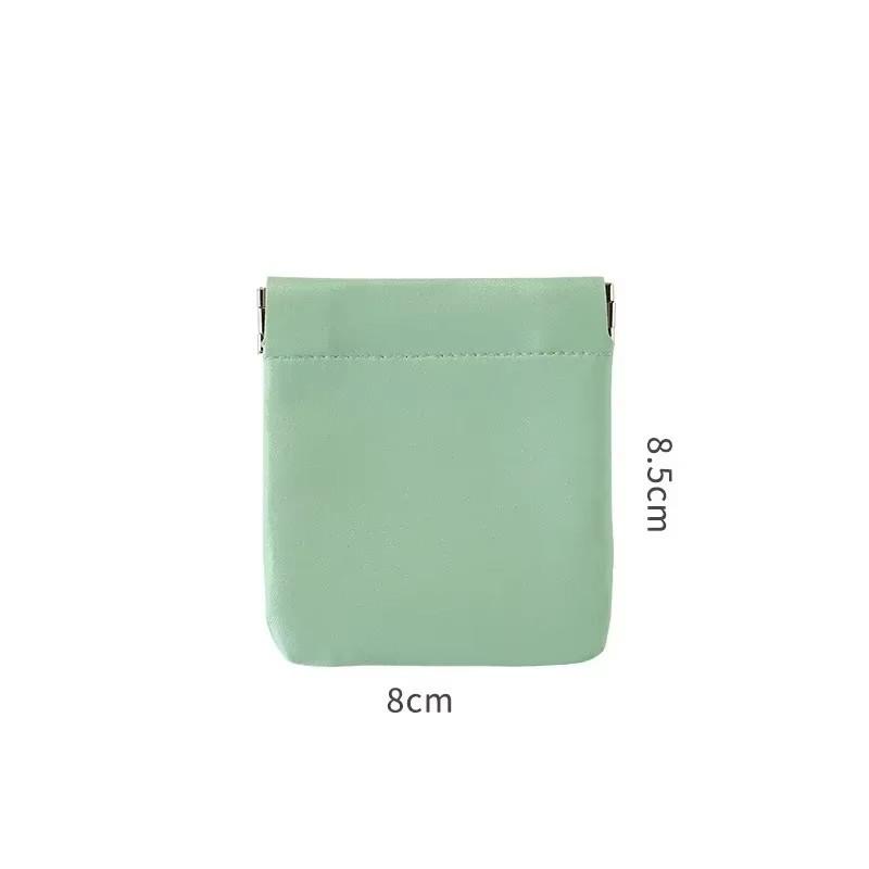 PU Leder Münzgeldbörse Herren Damen Mini Münzbörse Kartenhalter Geldbeutel Kleine Münzaufbewahrung Geldbörse