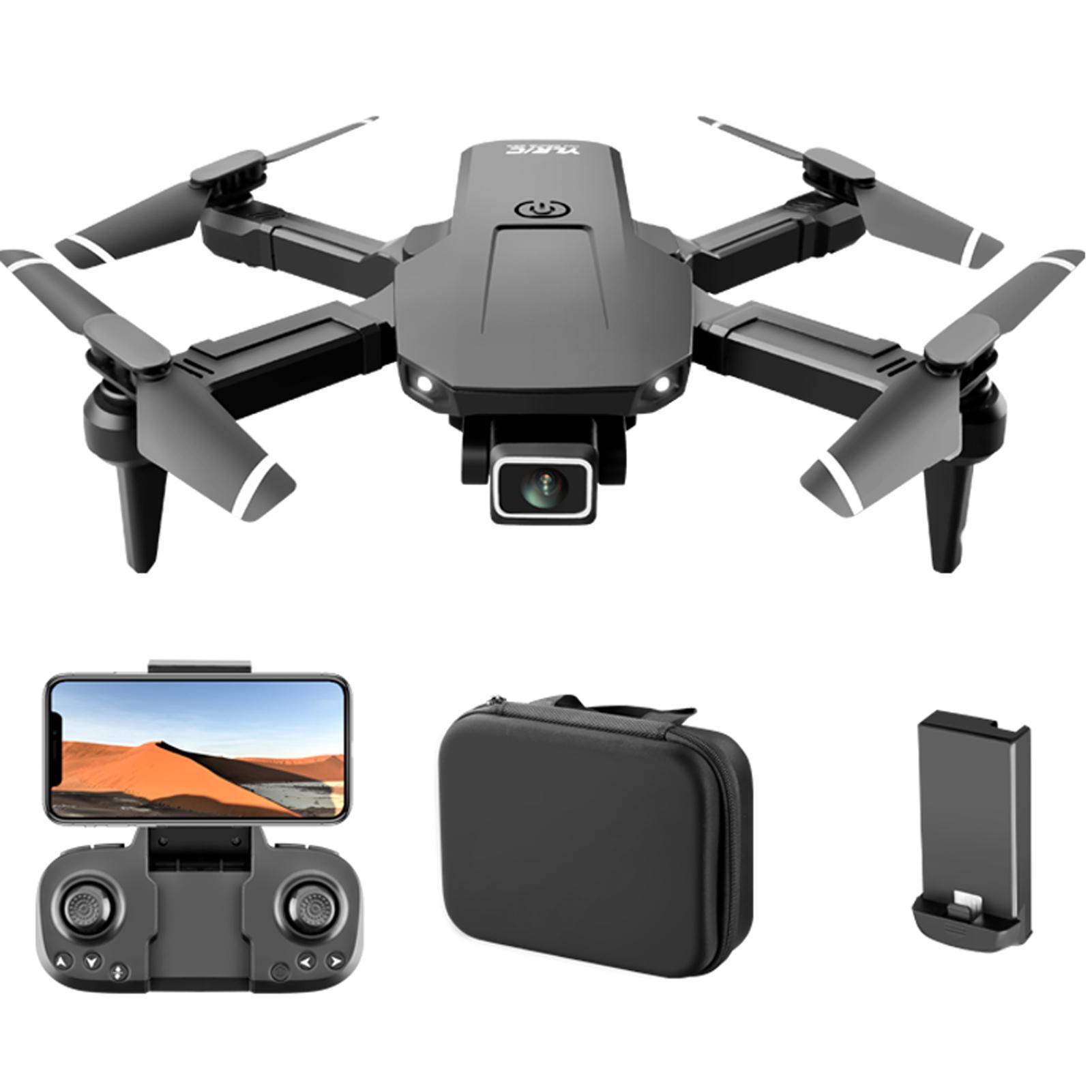 S68 RC Drohne mit Kamera 4K Wifi FPV Dual Kamera Drohne Mini Folding Quadcopter Spielzeug für Kinder mit 4K 1 battery schwarz