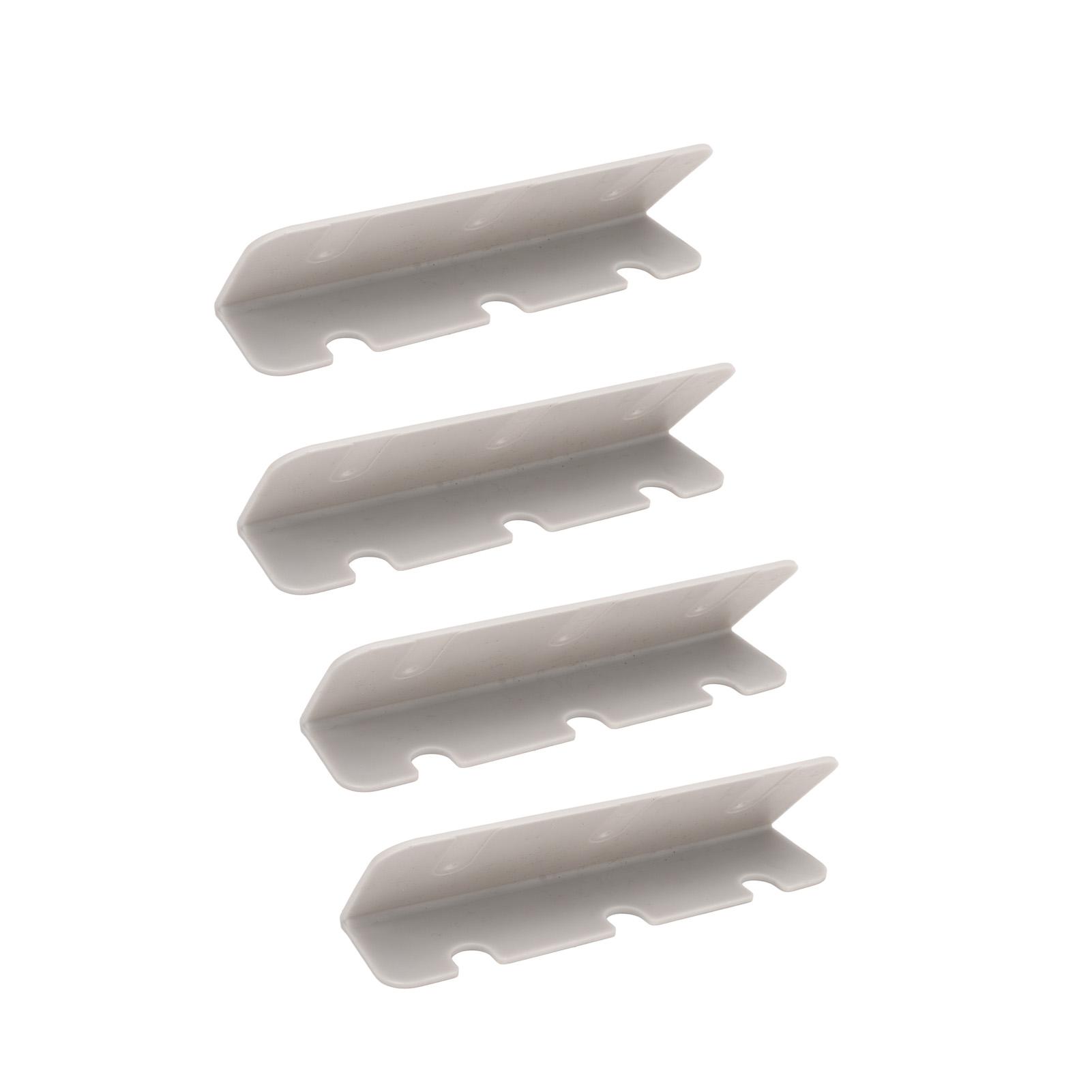 4 Stück PVC Aufblasbares Boots Sitz Haken Clip Halterung für Aufblasbares Gummi Beiboot Floß Yacht Kajak graue