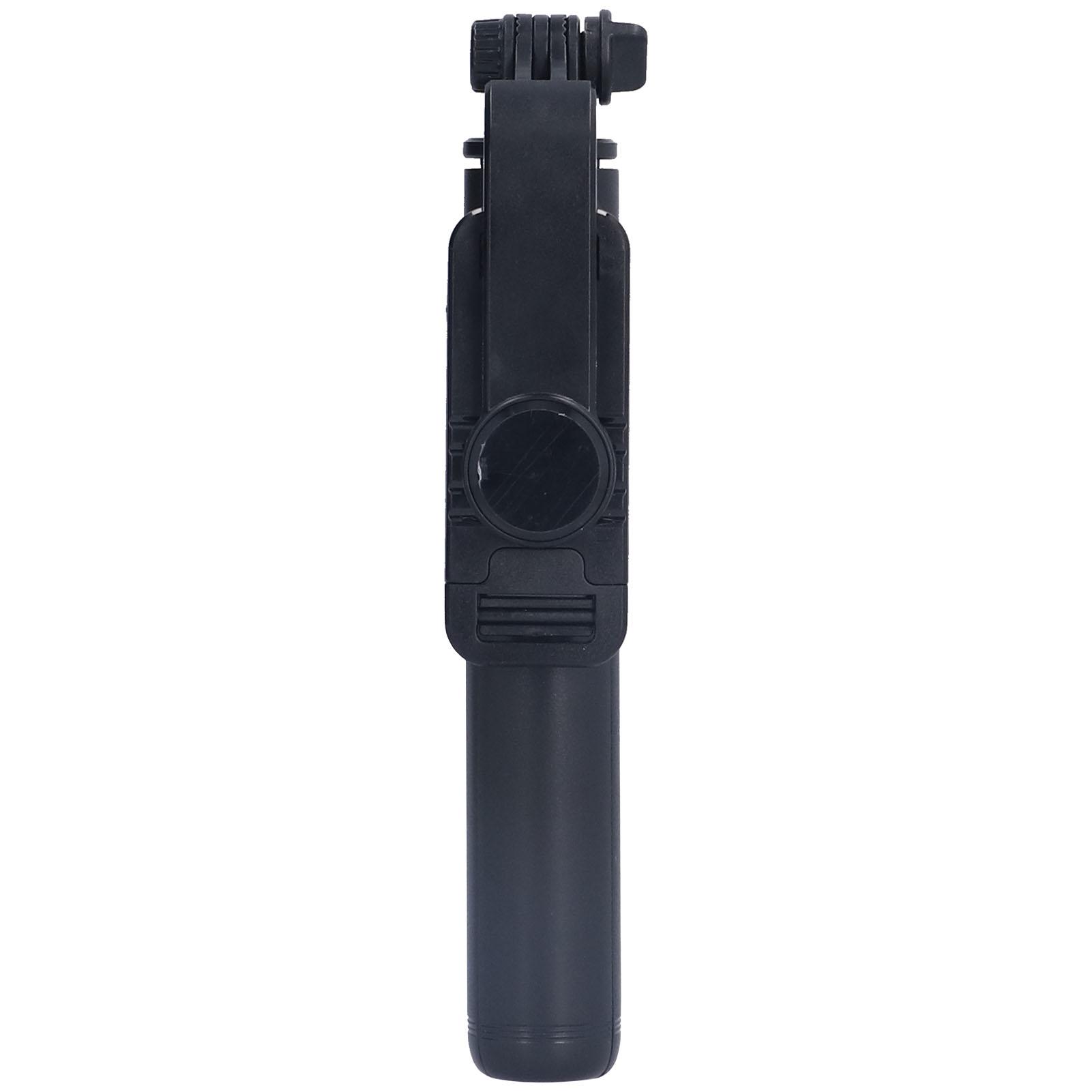 103cm/40.6in Stativ Selfie-Stick Aluminiumlegierung Handy Selfie-Stick für Android/iOSSchwarz schwarz