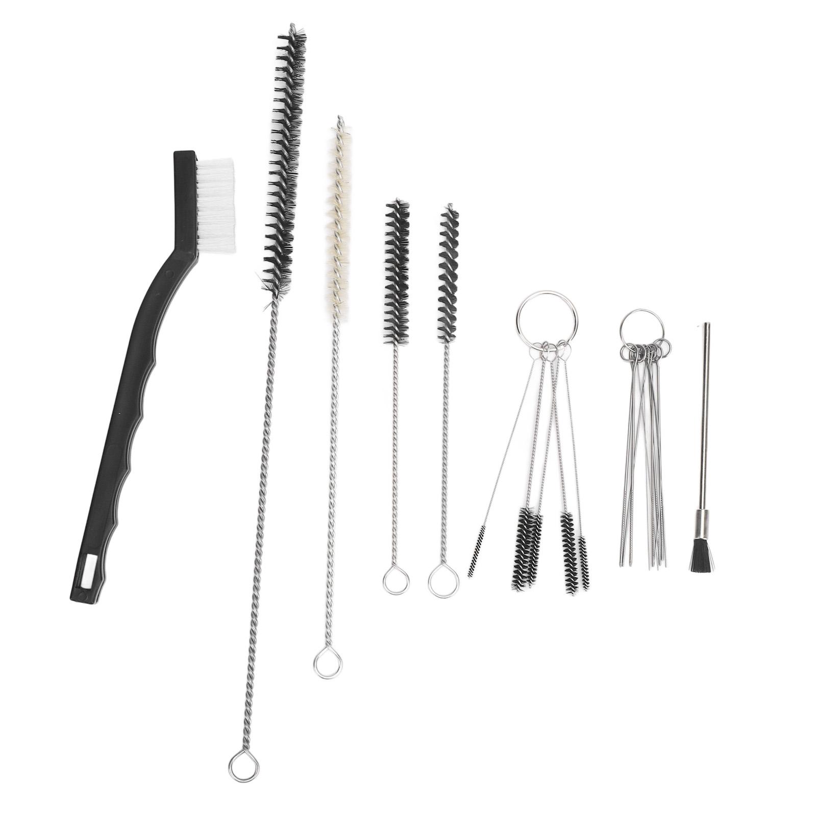 Mehrzweck-Reinigungsset für Sprühwerkzeuge, tragbare Bürsten, Nadelrohr-Reinigungsbürste für Airbrush
