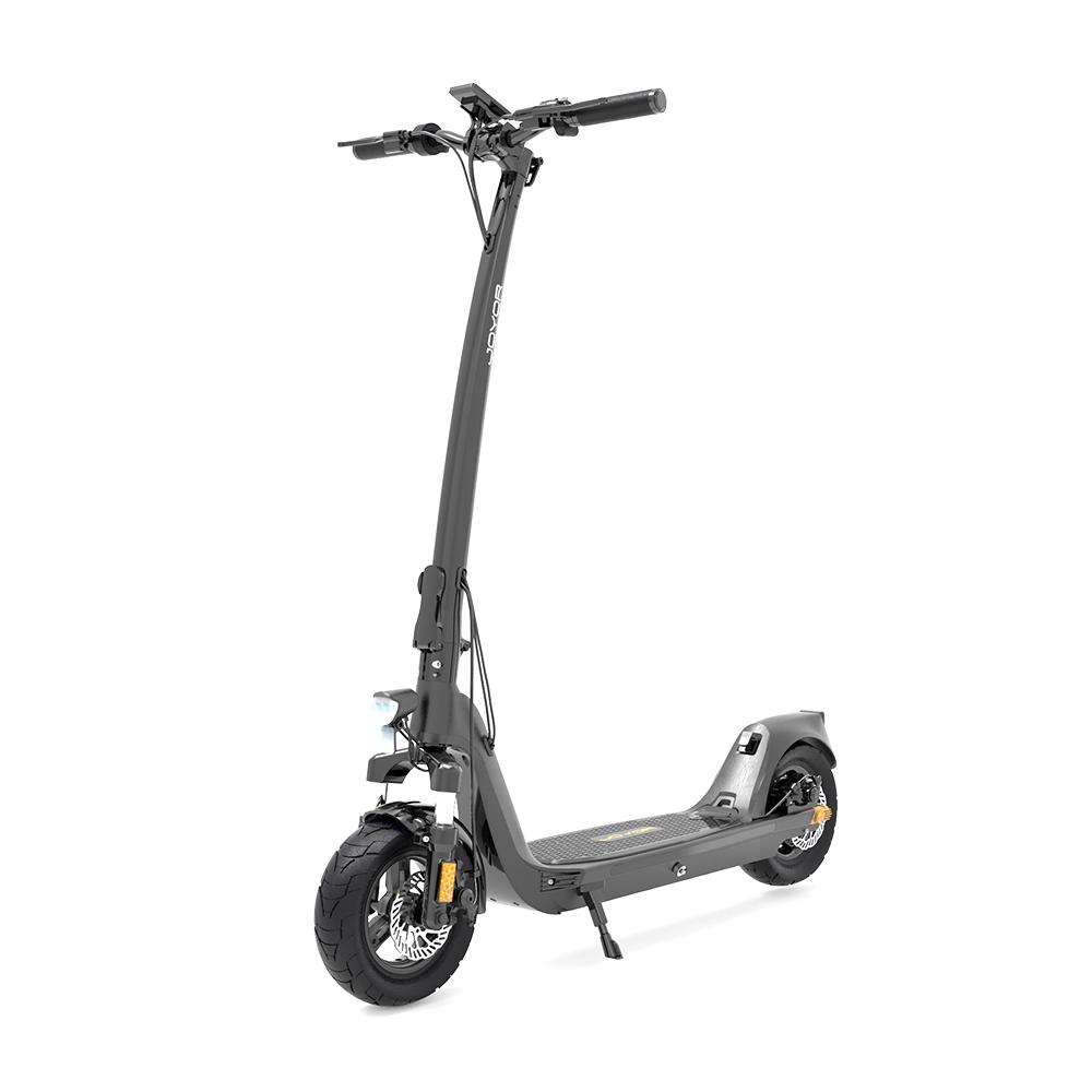 JOYOR C10E (ABE) Elektroroller für Erwachsene, faltbar, mit ABE-Zulassung, 500W Motor, 10-Zoll Luftreifen, 48V 10,4Ah Wechselakku schwarz