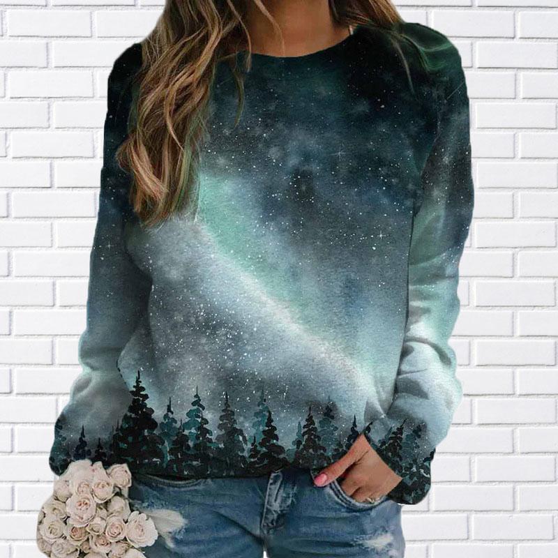 3D Druck Adler Frauen T-shirts Damen Tops Lange Hülse O-ansatz Pullover Femme T-shirts T Shirt Für Frauen 8XL schwarz