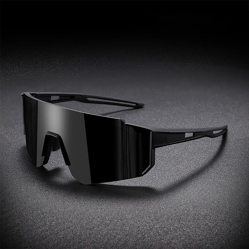 Herren Übergroße Radsportbrille Brille Fahrradbrille Winddichte Brille Polarisierte Gläser Straßenradfahren Fahrrad