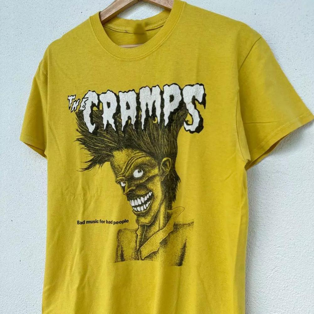 The Cramps Band bad Music For Bad People T-Shirt Volle Größe S-5XL Unisex T-Shirt M