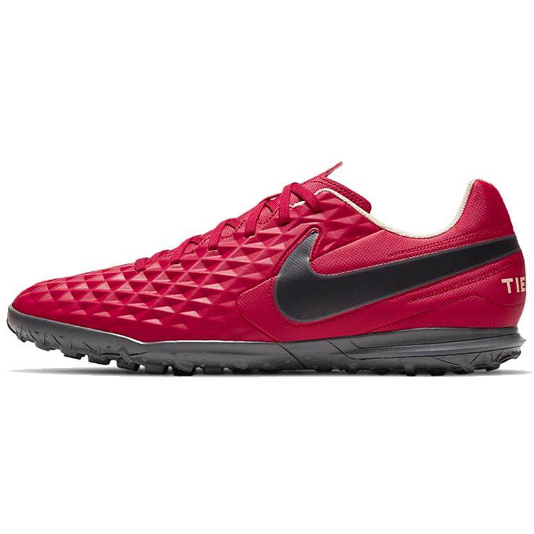 Nike Tiempo Legend 8 Club Laced Professional Low Top TF Soccer Shoes Unisex Soccer Shoes Deep-Red AT6109-608 44.5